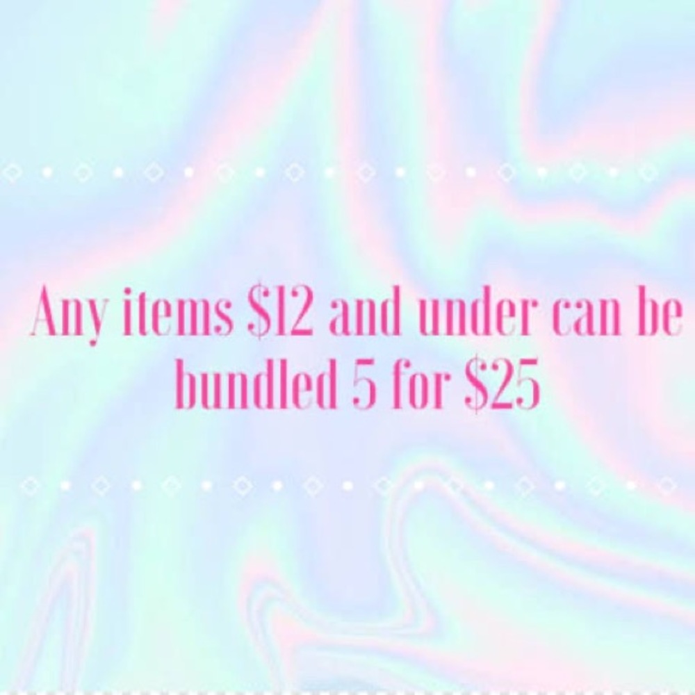 Add 5 items to your bundle and offer me $25!!!